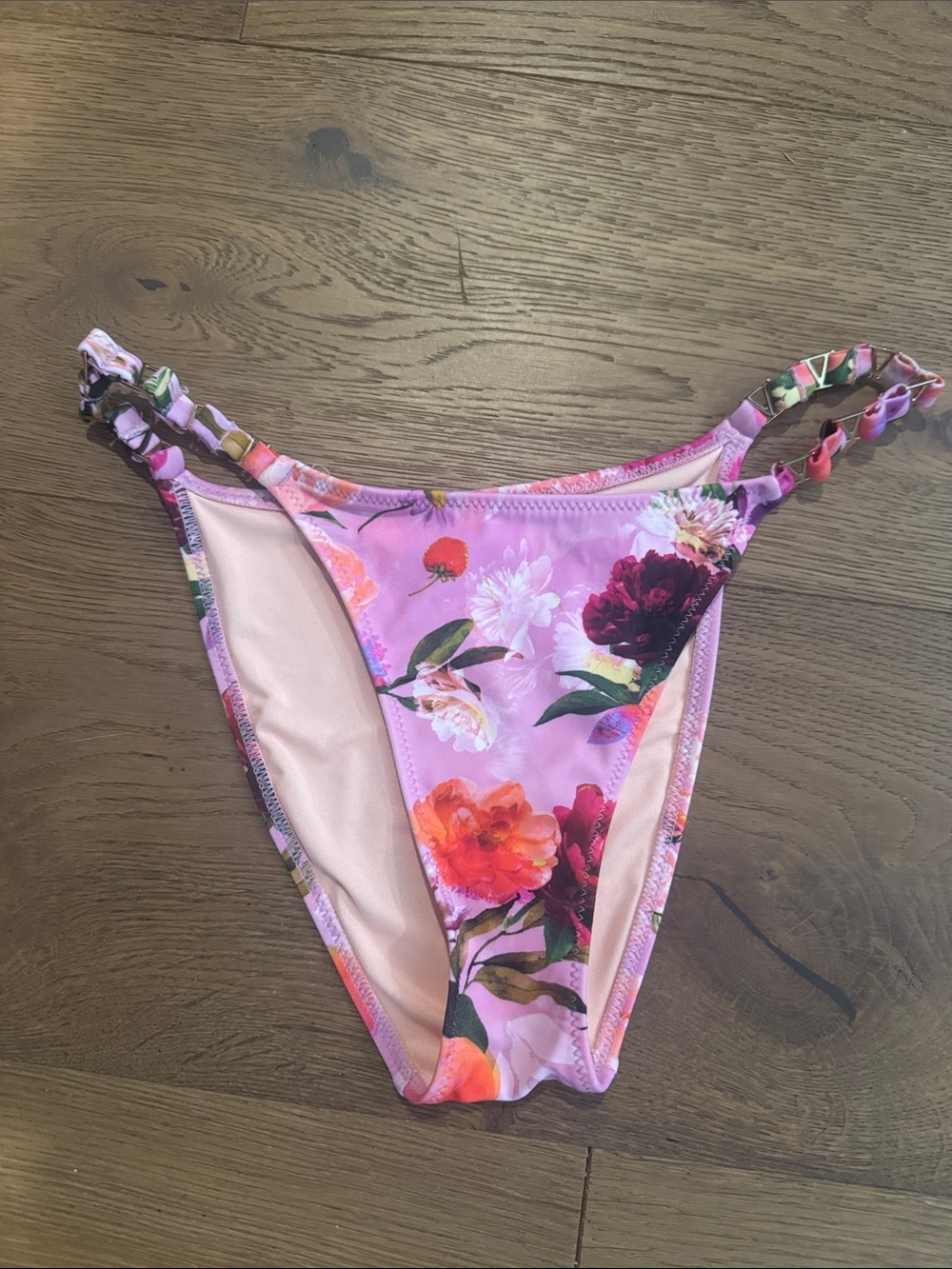 Victoria's Secret Pink Floral Bikini Bottom